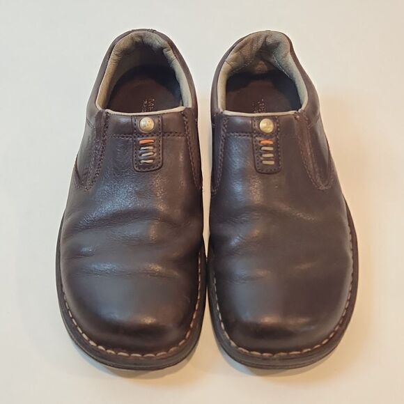 Merrell World Legend Stollen J45051 Men’s Size 8 Pebbled Brown Leather Loafers - Picture 4 of 15